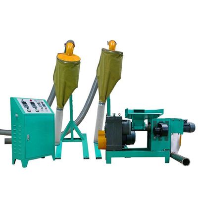 Máy đùn màng nhựa điện từ để tái chế PVC